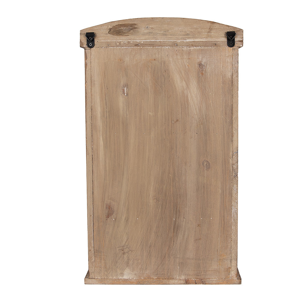 Mobiletto da parete / mobiletto sospeso / mensola da parete in legno marrone / stile country / Clayre & Eef