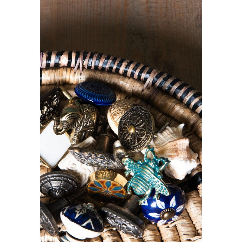 Möbelknauf Echte Muschel Maritim - Schubladengriff Landhaus Shabby Chic