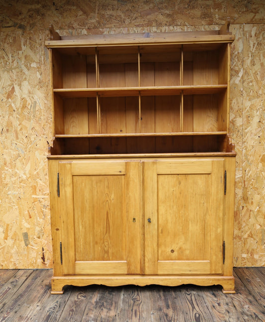 Antiker Küchenschrank Biedermeier Weichholz - Tellerschrank restauriert 1815-1845 {{ Shabby Chic und Landhaus Deko }} {{ www.Stein-Alt.de }}