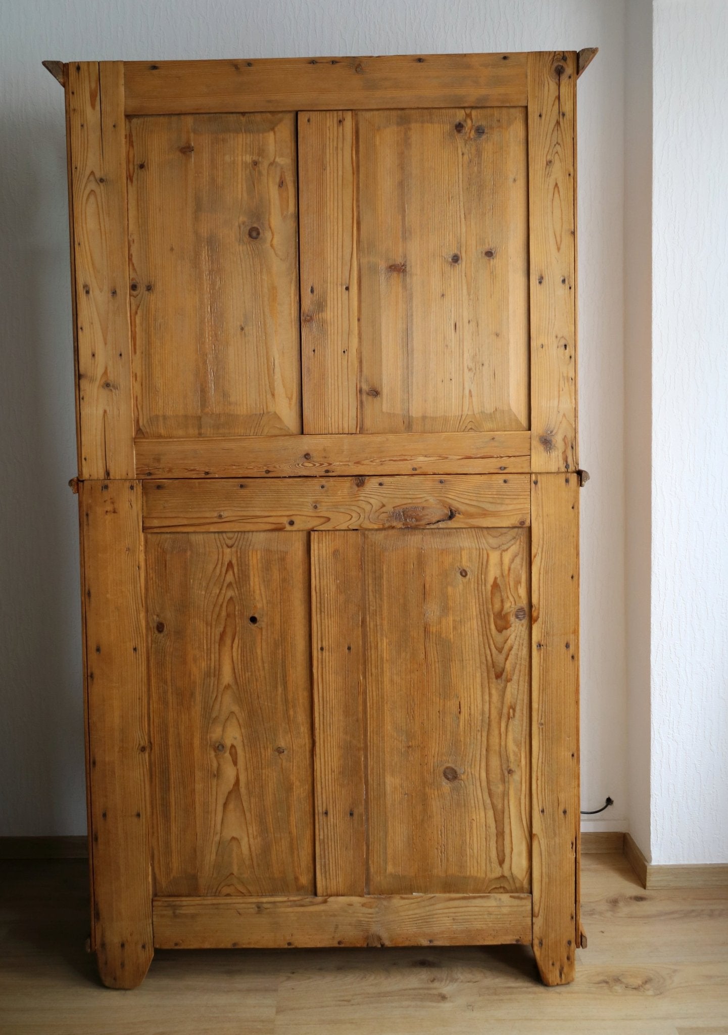 Sekretär Antiker Sekretär Gründerzeit – Weichholz Schreibschrank mit Vitrinenaufsatz restauriert Shabby Chic und Landhaus Deko bei www.Stein-Alt.de