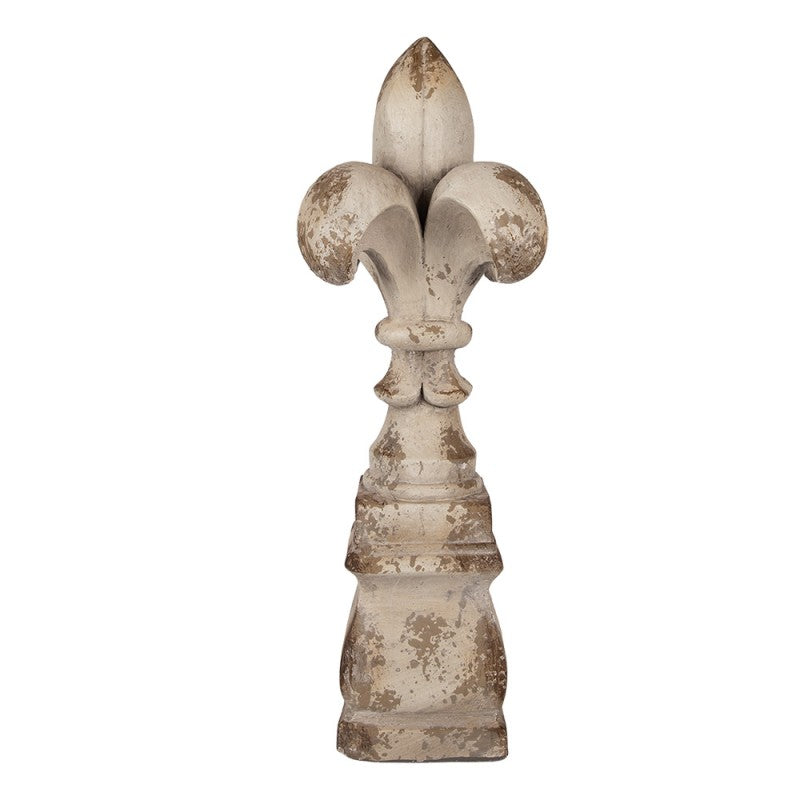 Gartendekoration Stele Französische Lilie - zarte Blüte