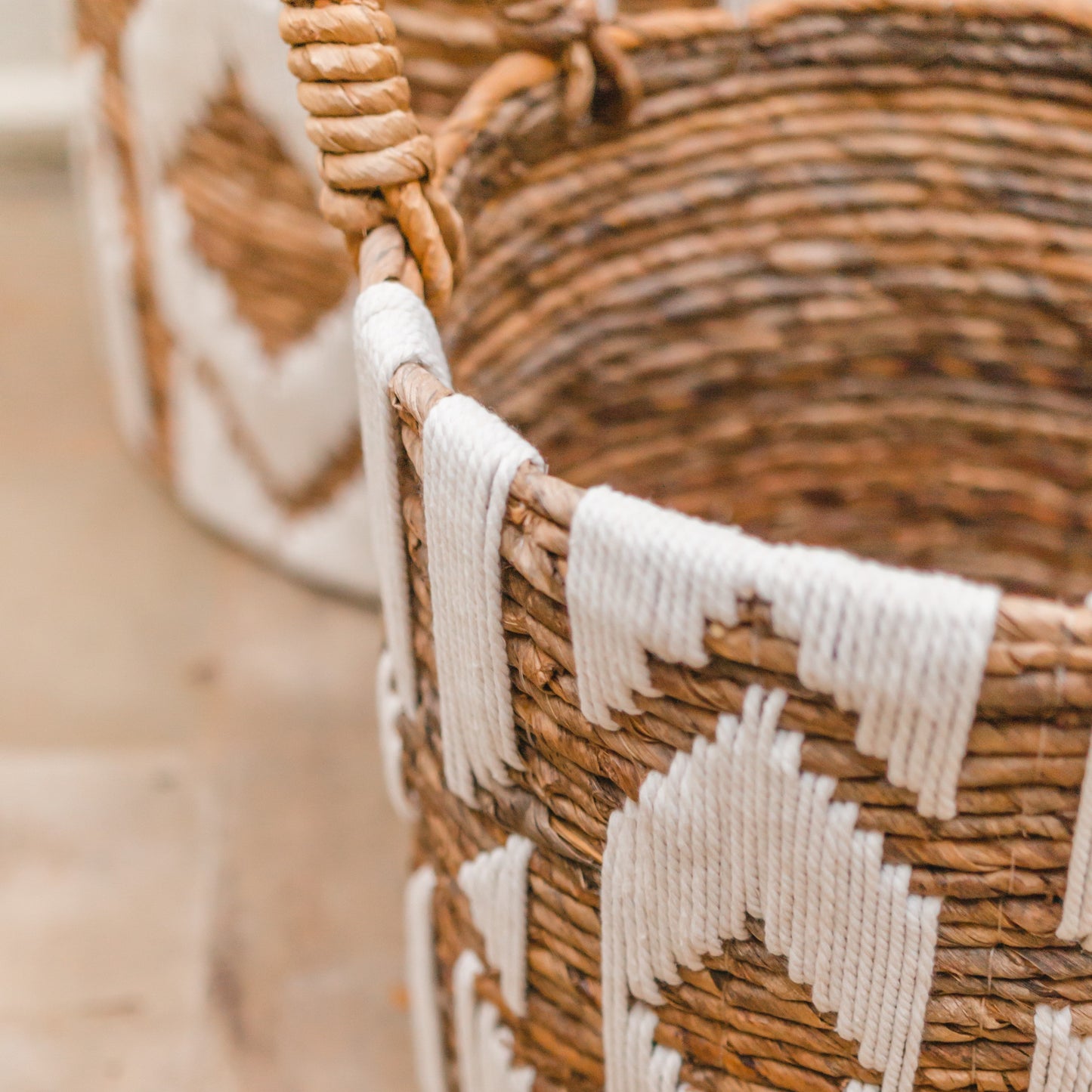 Runder Aufbewahrungskorb,Wäschekorb,Pflanzkorb verschiedene Größen Ø 30/35/40