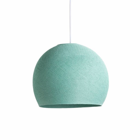 Hängeleuchte Blau-Grün Ø 31 cm | Cottonball Pendelleuchte – Cotton Ball Lights {{ Shabby Chic und Landhaus Deko }} {{ www.Stein-Alt.de }}