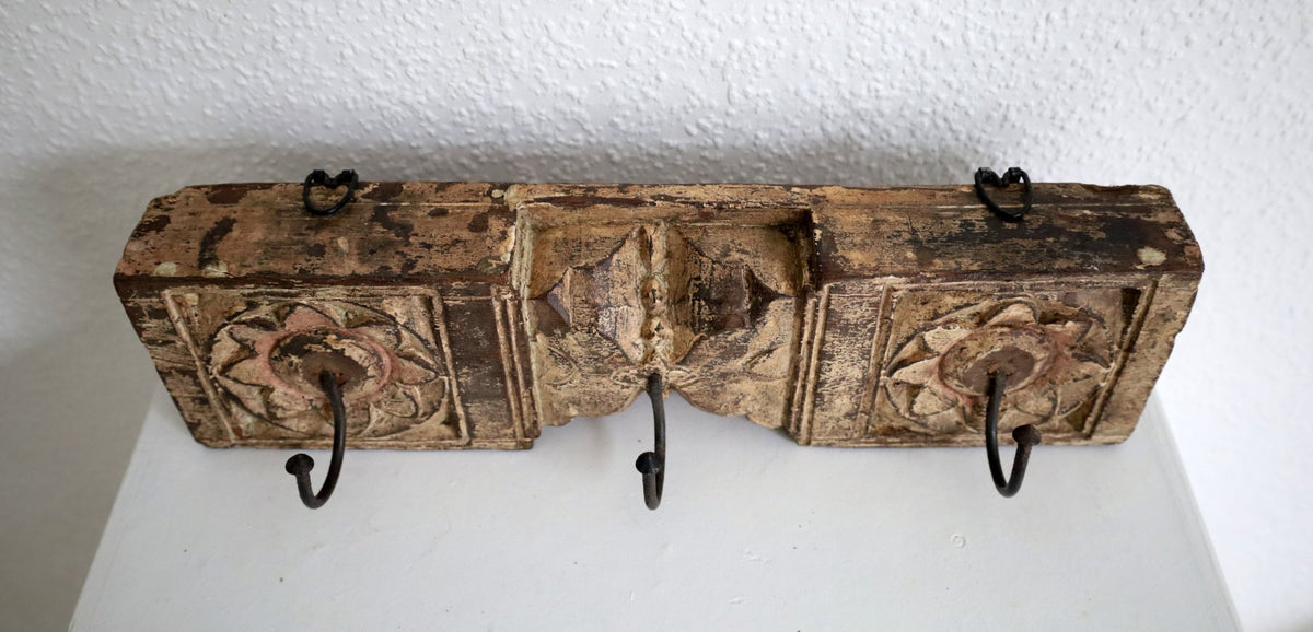 Hakenleiste Hakenleiste Altholz Upcycling – Wandhaken Landhausstil Stein-Alt 3 Shabby Chic und Landhaus Deko bei www.Stein-Alt.de