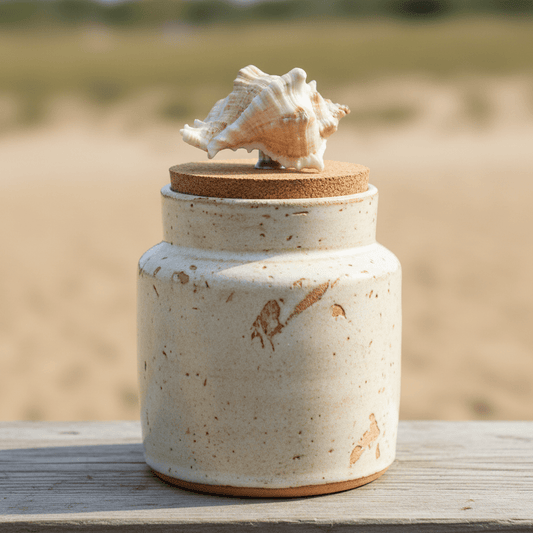 Möbelknöpfe & -knäufe Möbelknauf Echte Muschel Weiß – Schubladengriff Maritim Shabby Chic Landhaus 7x5x6 cm Clayre & Eef Shabby Chic und Landhaus Deko bei www.Stein-Alt.de