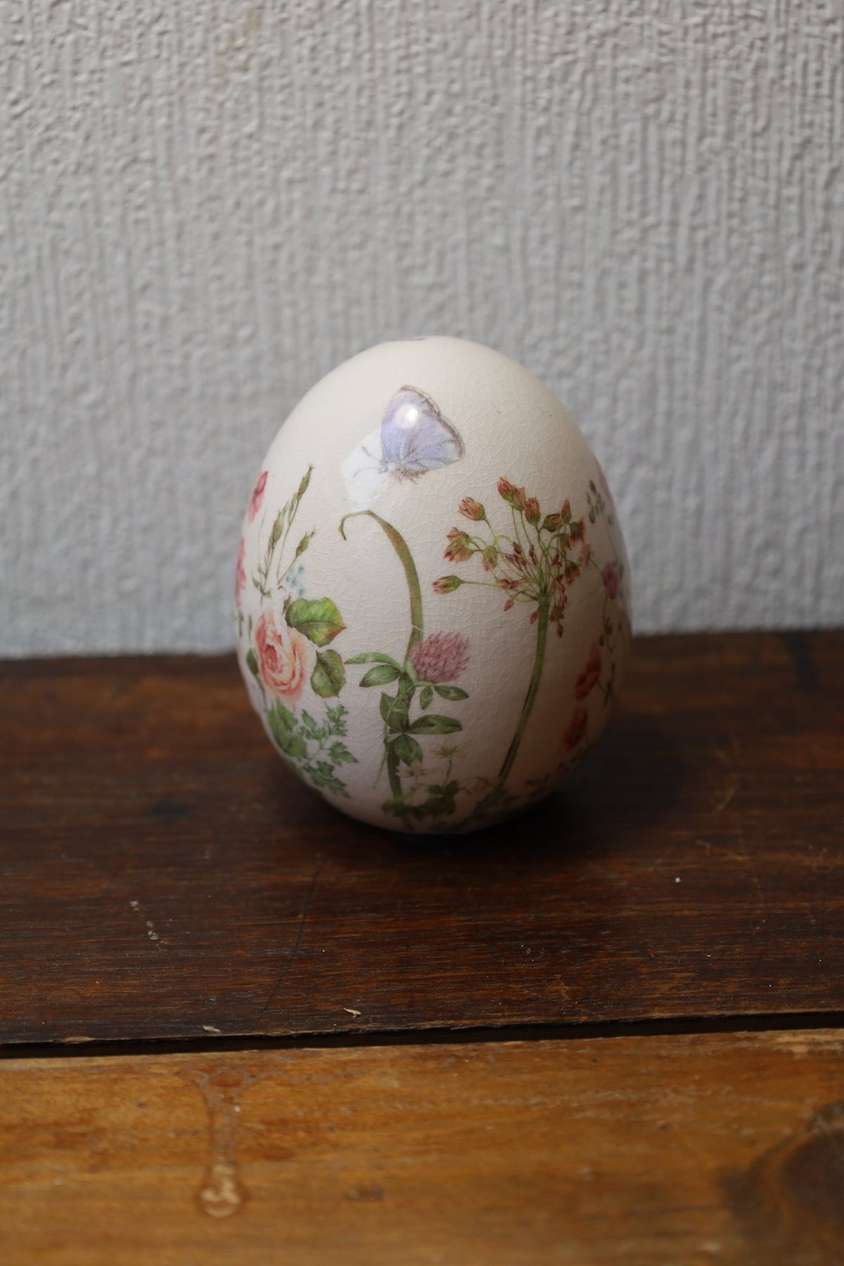 Dekoration Oster-Ei Keramik Blumenwiese – Frühlingsdeko Landhausstil Shabby Chic und Landhaus Deko bei www.Stein-Alt.de