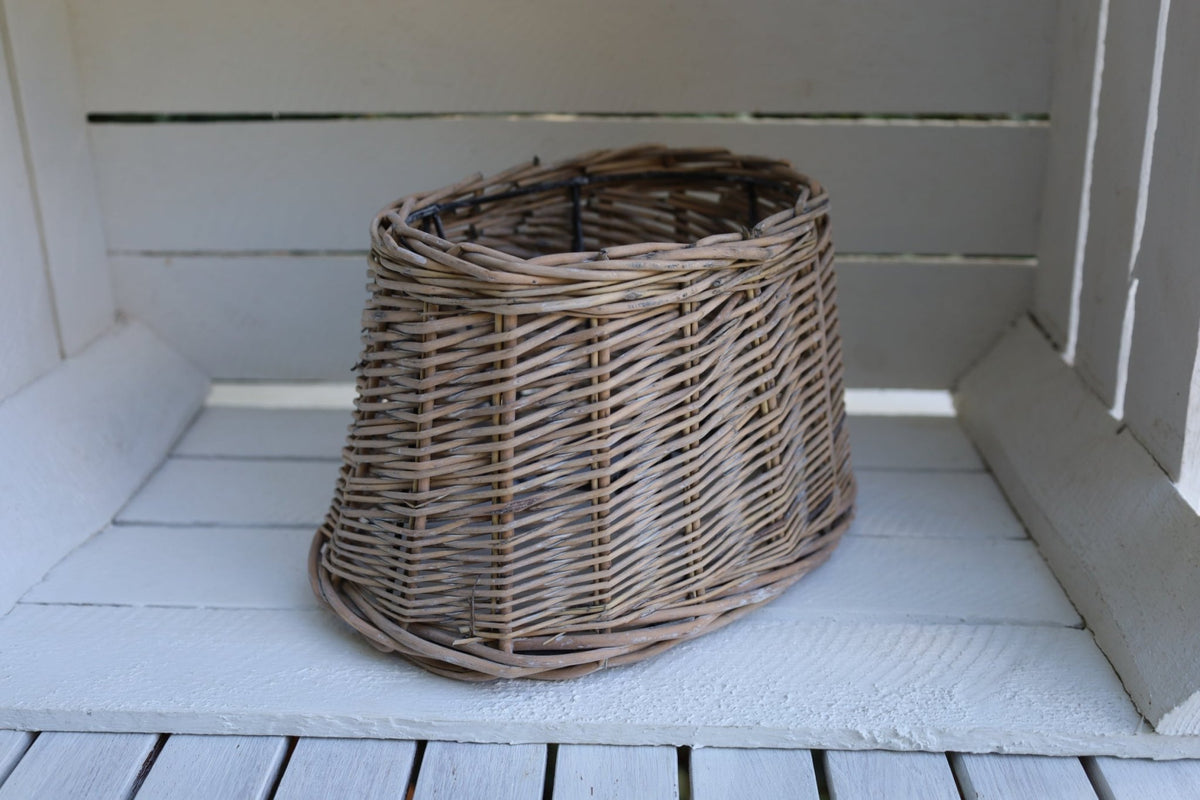 Lampenschirm Ovaler Lampenschirm Rattan Braun E27 - Clayre & Eef Landhausstil Shabby Chic und Landhaus Deko bei www.Stein-Alt.de