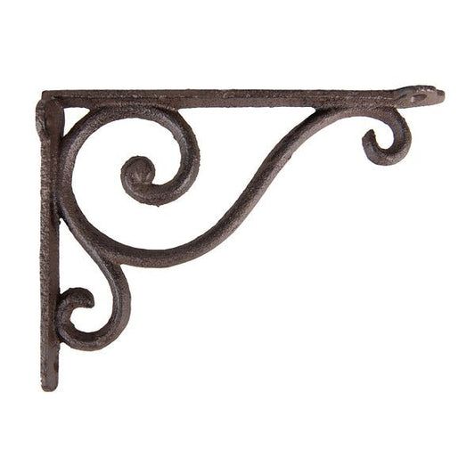 Regalkonsole Eisen Braun | Wandhalterung für Regal & Blumenampel Landhaus {{ Shabby Chic und Landhaus Deko }} {{ www.Stein-Alt.de }}