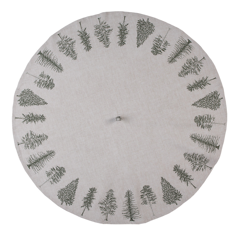 Winterliche Tischdecke aus 100 % Baumwolle