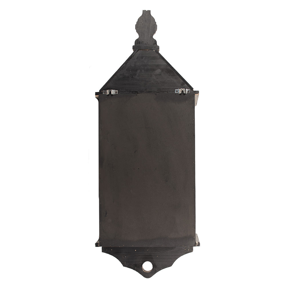 Shabby Chic Hängeschrank in grau-grün aus Holz