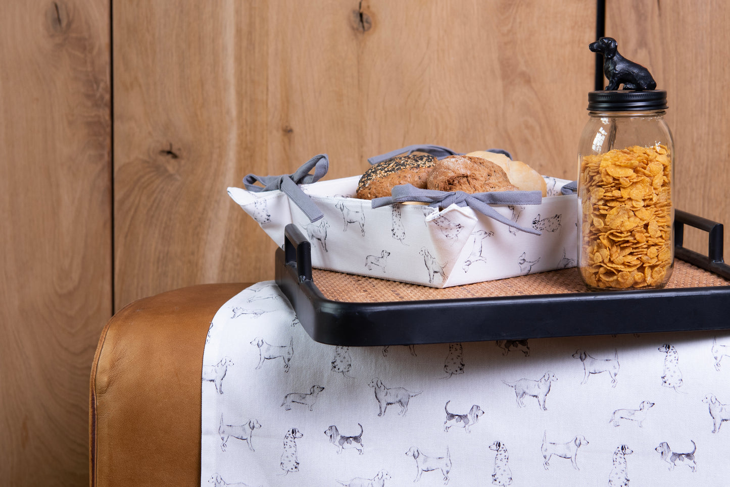 Leckerlidose Dackel - Vorratsglas aus Glas 8x22 cm