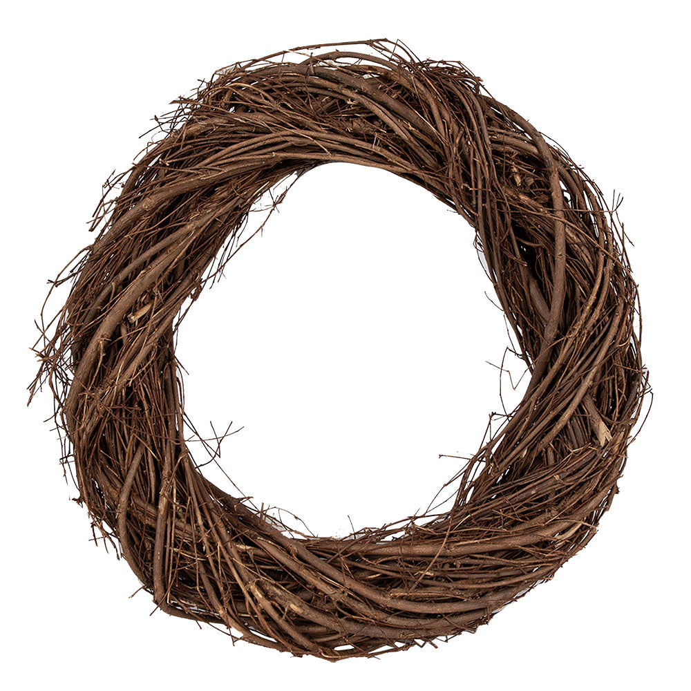 Rutenkranz Natur braun - Adventskranz Rohling aus Holz - Ø 25-50 cm