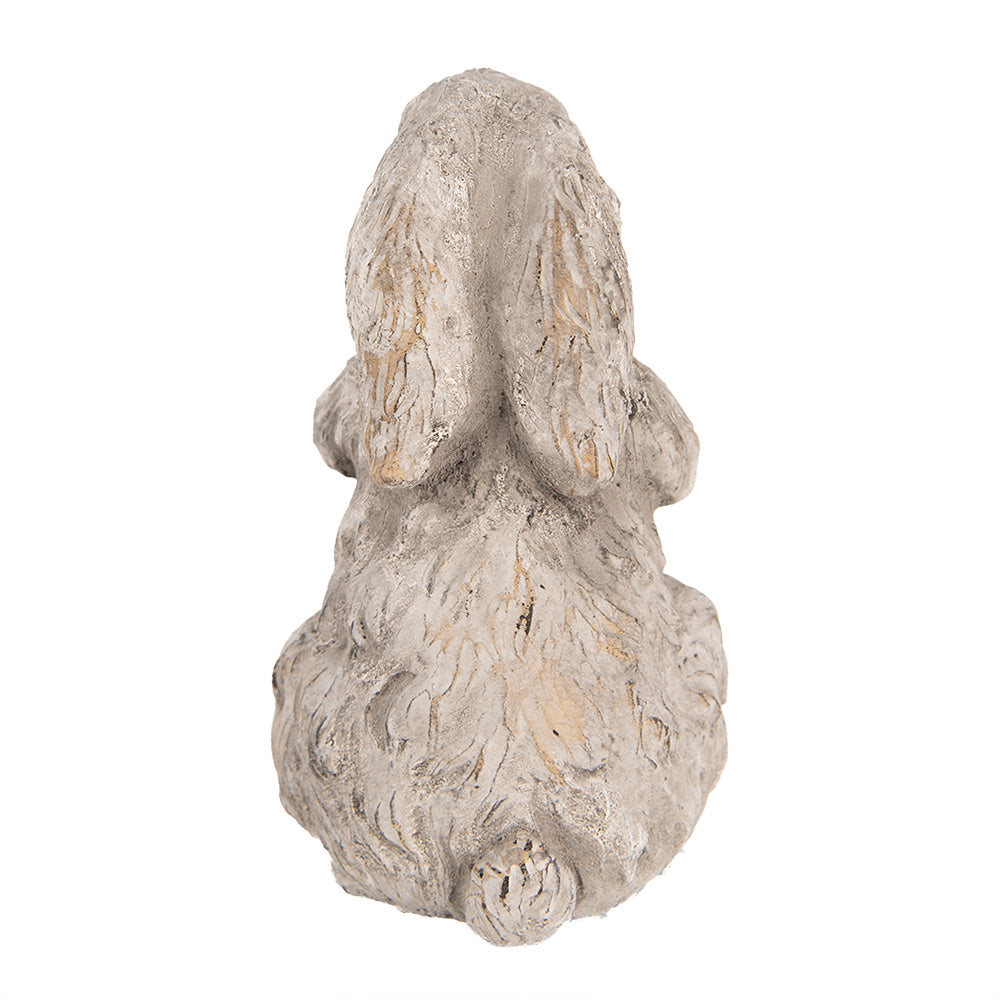 Oster Hase Steinguss Grau 15cm - Gartendeko Frühling Häschen Landhaus {{ Shabby Chic und Landhaus Deko }} {{ www.Stein-Alt.de The cosy Cottage }}