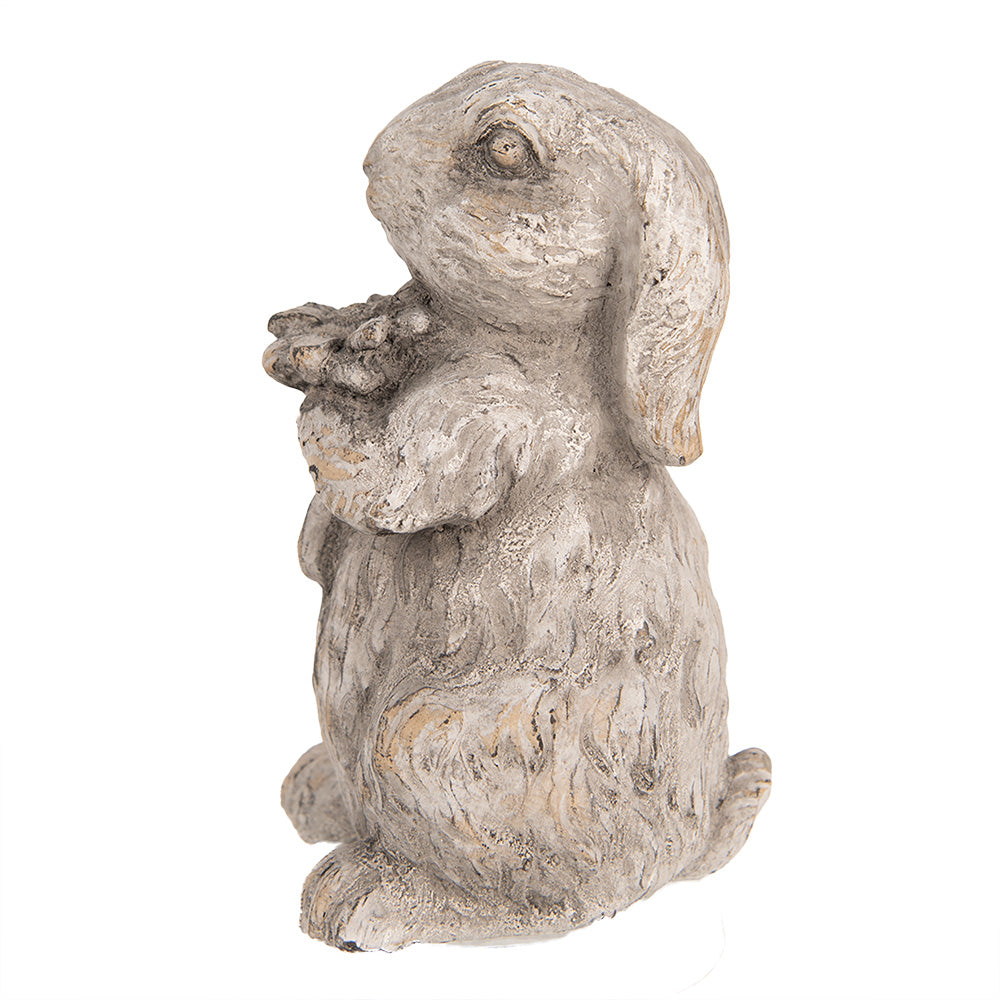 Oster Hase Steinguss Grau 15cm - Gartendeko Frühling Häschen Landhaus {{ Shabby Chic und Landhaus Deko }} {{ www.Stein-Alt.de The cosy Cottage }}