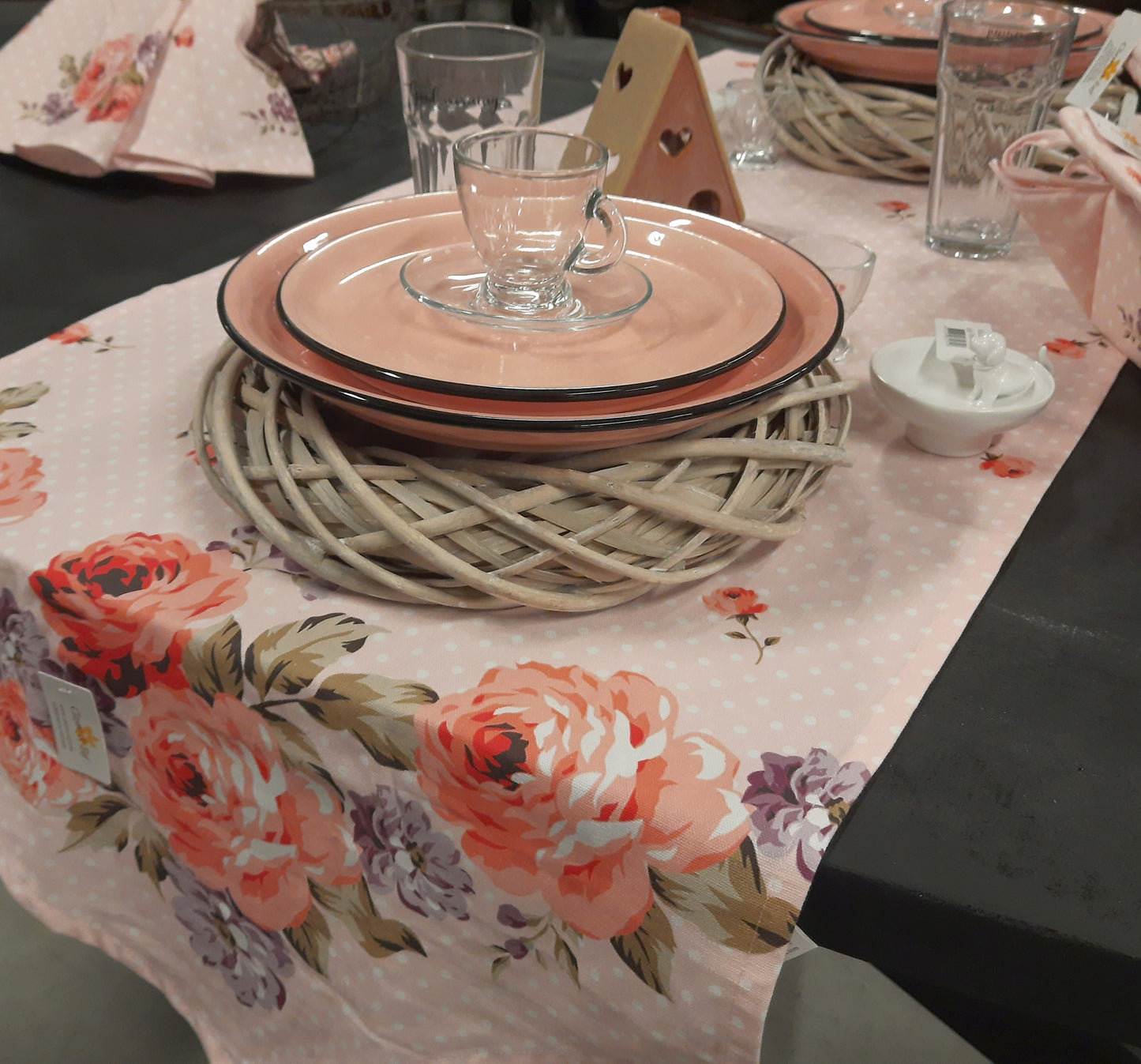 Rattankranz Natur Grau-Weiß - Adventskranz Rohling aus Holz Ø 20-50 cm