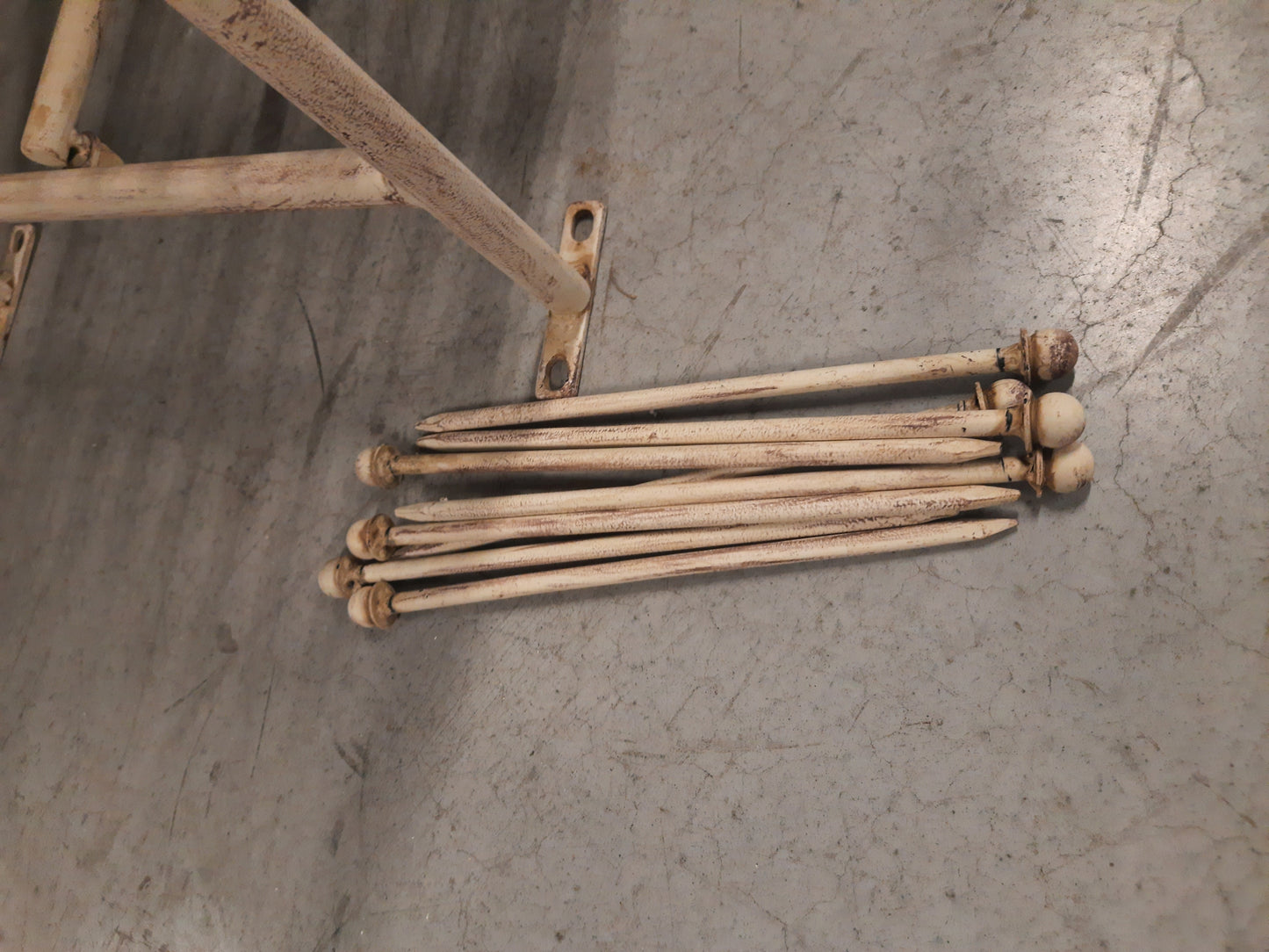 Rosenbogen mit Bank Eisen Beige - Romantische Gartenbank im Shabby Chic Landhausstil