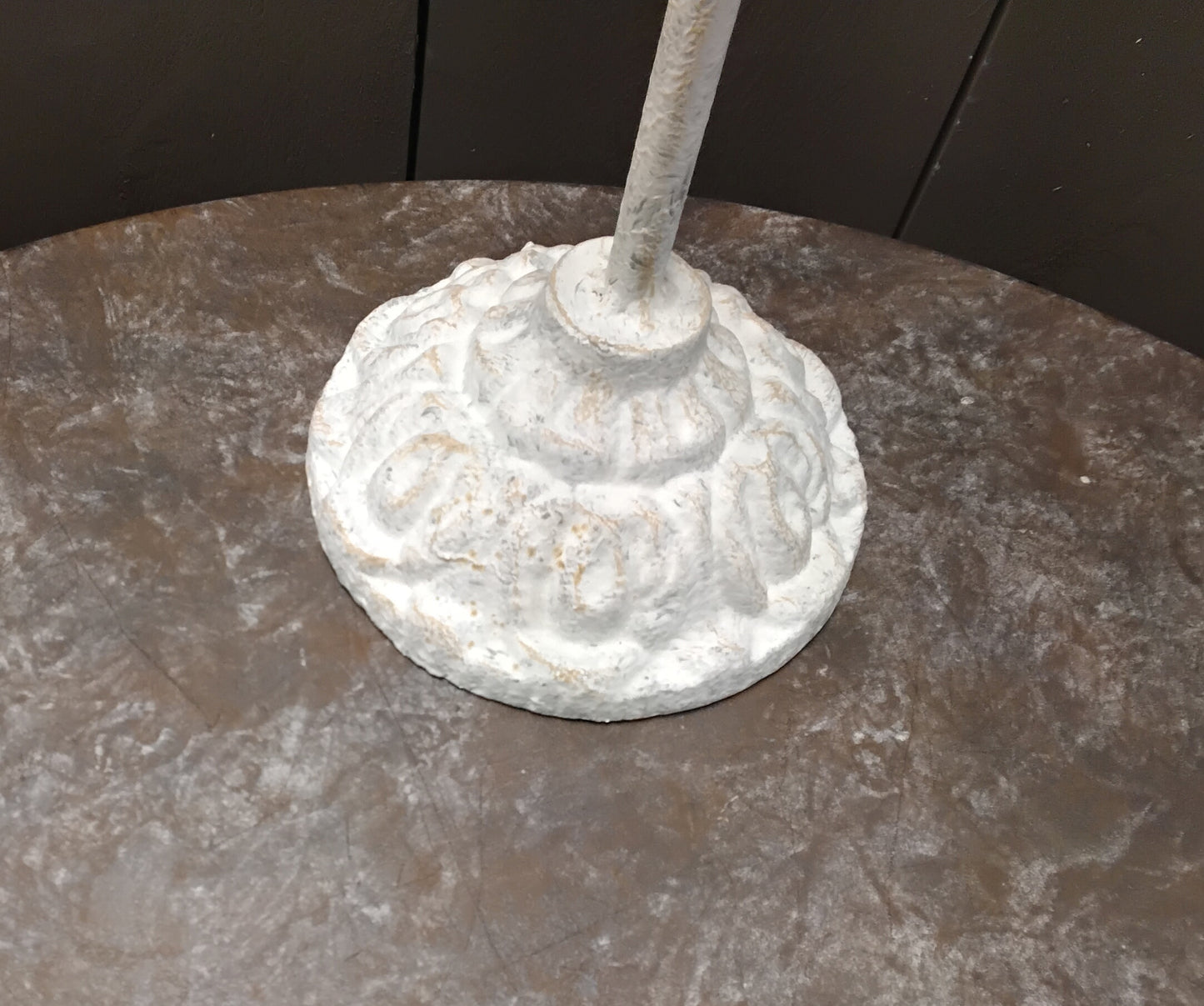 WC-Rollenhalter Shabby Chic Beige - Vintage Toilettenpapierständer mit Vogel-Dekor