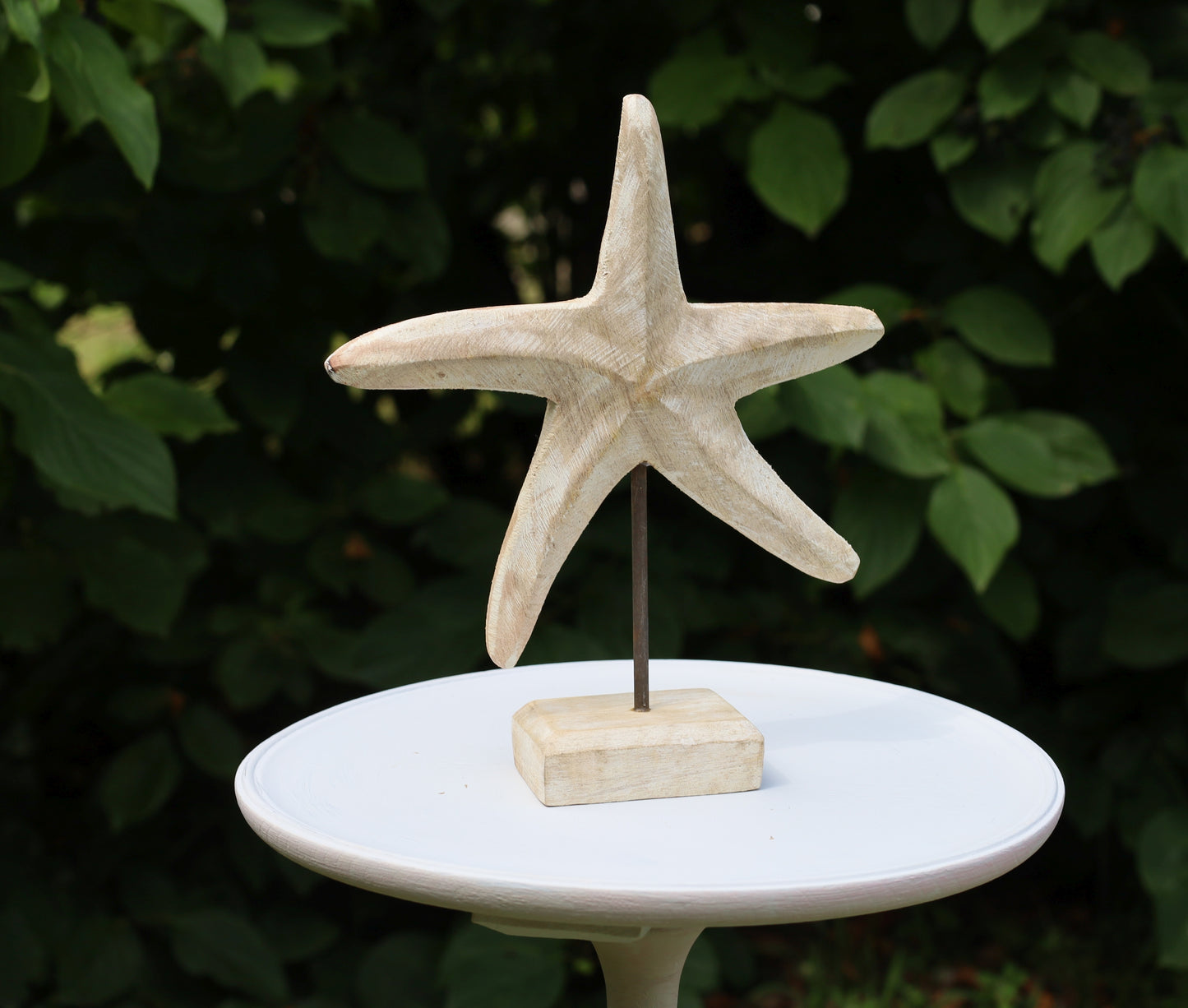 Seestern Holz Deko - Handgefertigt Maritime Landhaus Dekoration