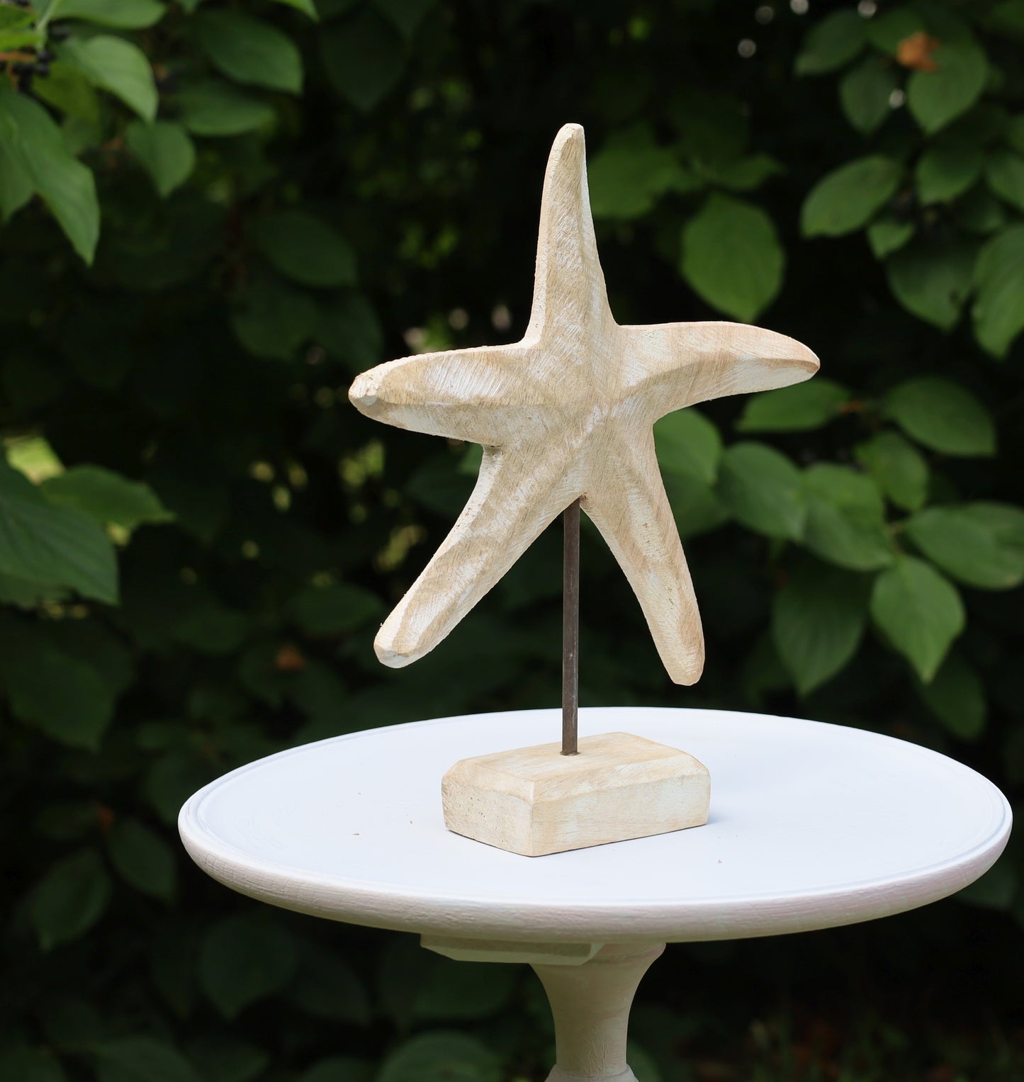 Seestern Holz Deko - Handgefertigt Maritime Landhaus Dekoration