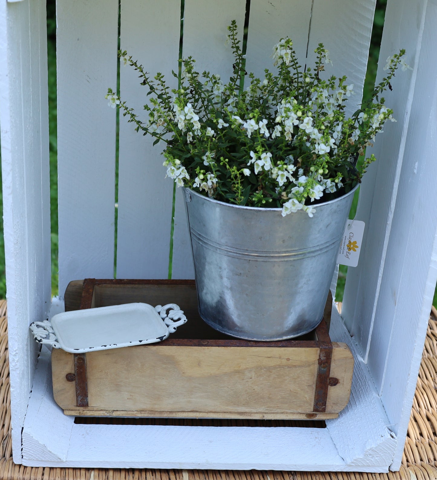 Alte Ziegelform aus Altholz - Original Backsteinform 30x15x10 cm Landhausstil