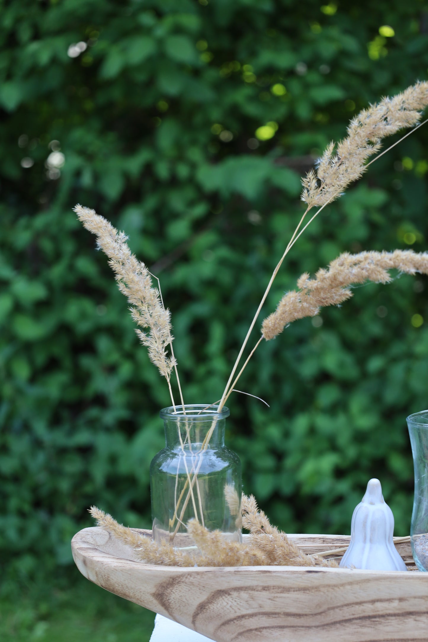 Kleine Glasvase Blumenvase 2er Set - Clayre & Eef Landhausstil