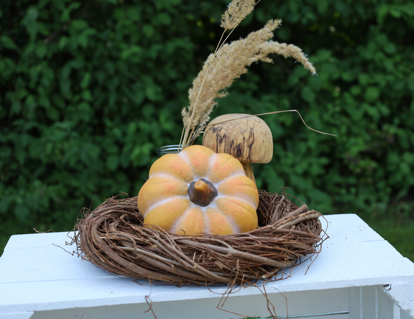 Kürbis Dekoration Herbst - Keramik Orange, Clayre & Eef