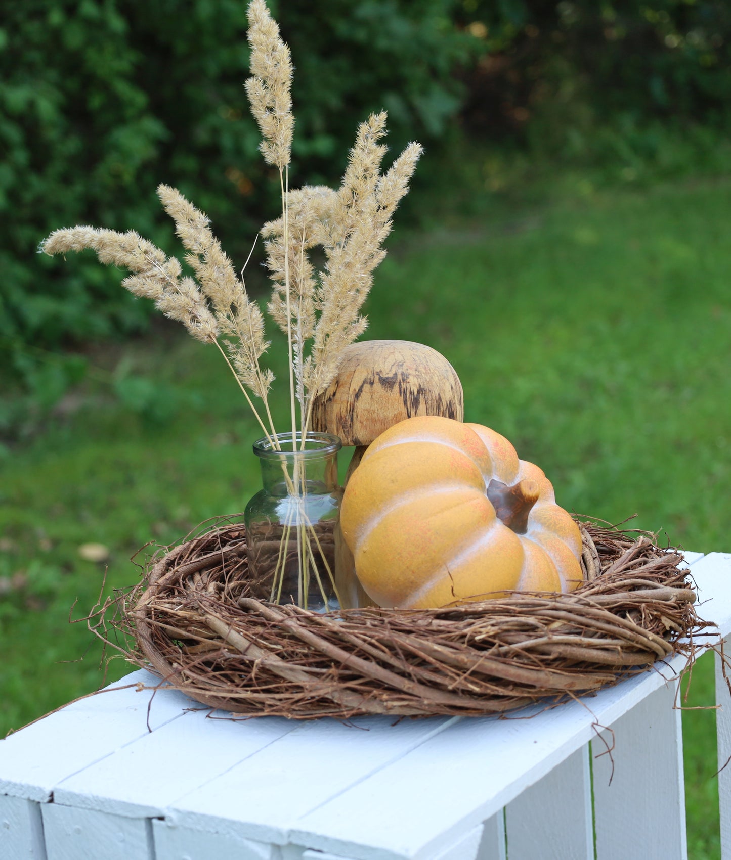 Kleine Glasvase Blumenvase 2er Set - Clayre & Eef Landhausstil