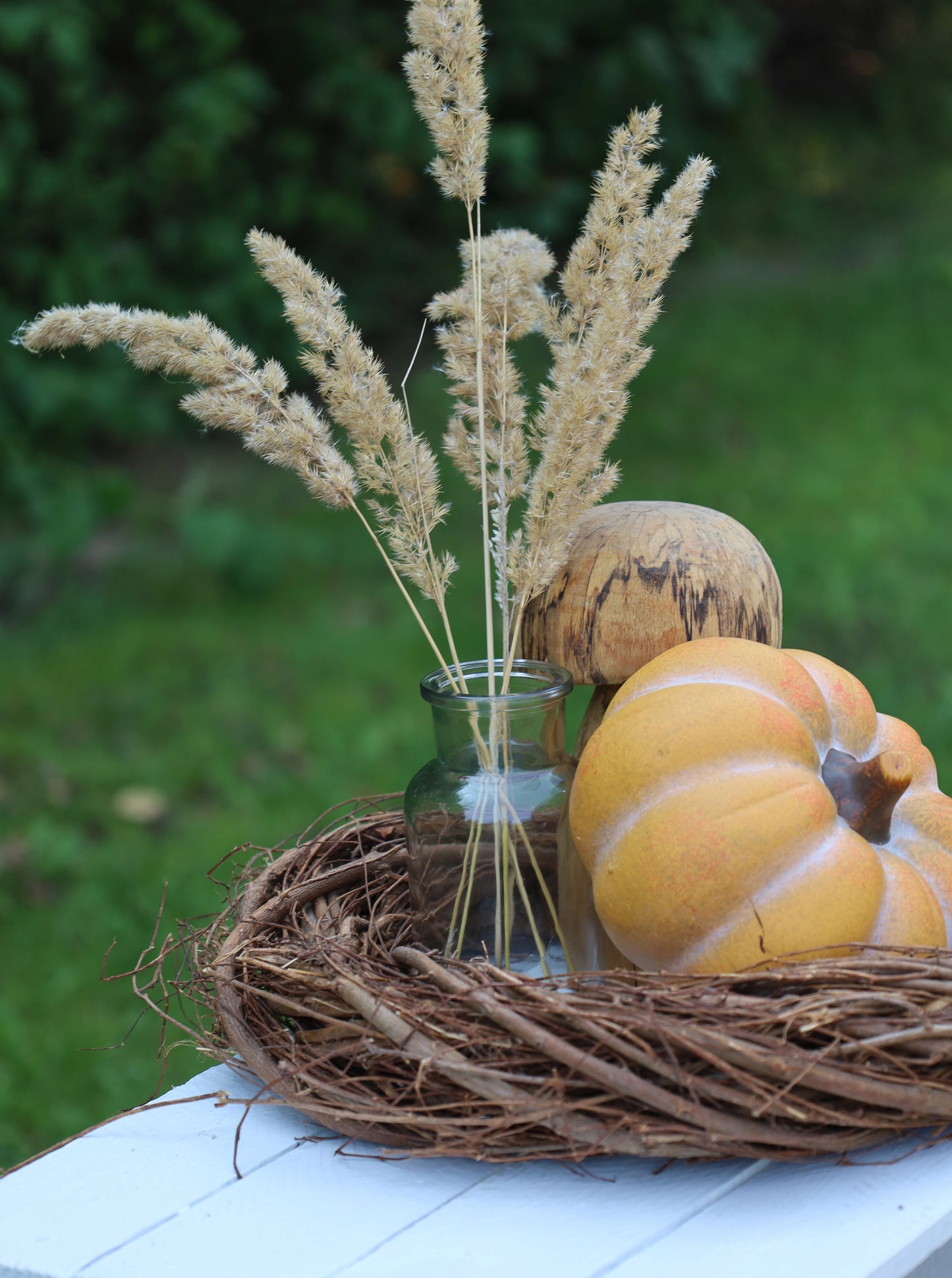 Kürbis Dekoration Herbst - Keramik Orange, Clayre & Eef