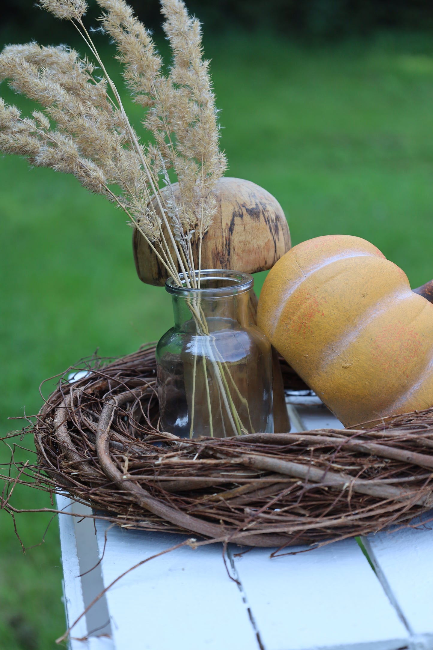 Kleine Glasvase Blumenvase 2er Set - Clayre & Eef Landhausstil