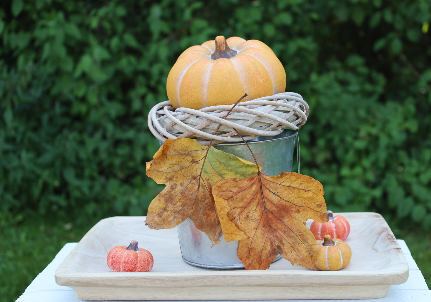 Kürbis Dekoration Herbst - Keramik Orange, Clayre & Eef