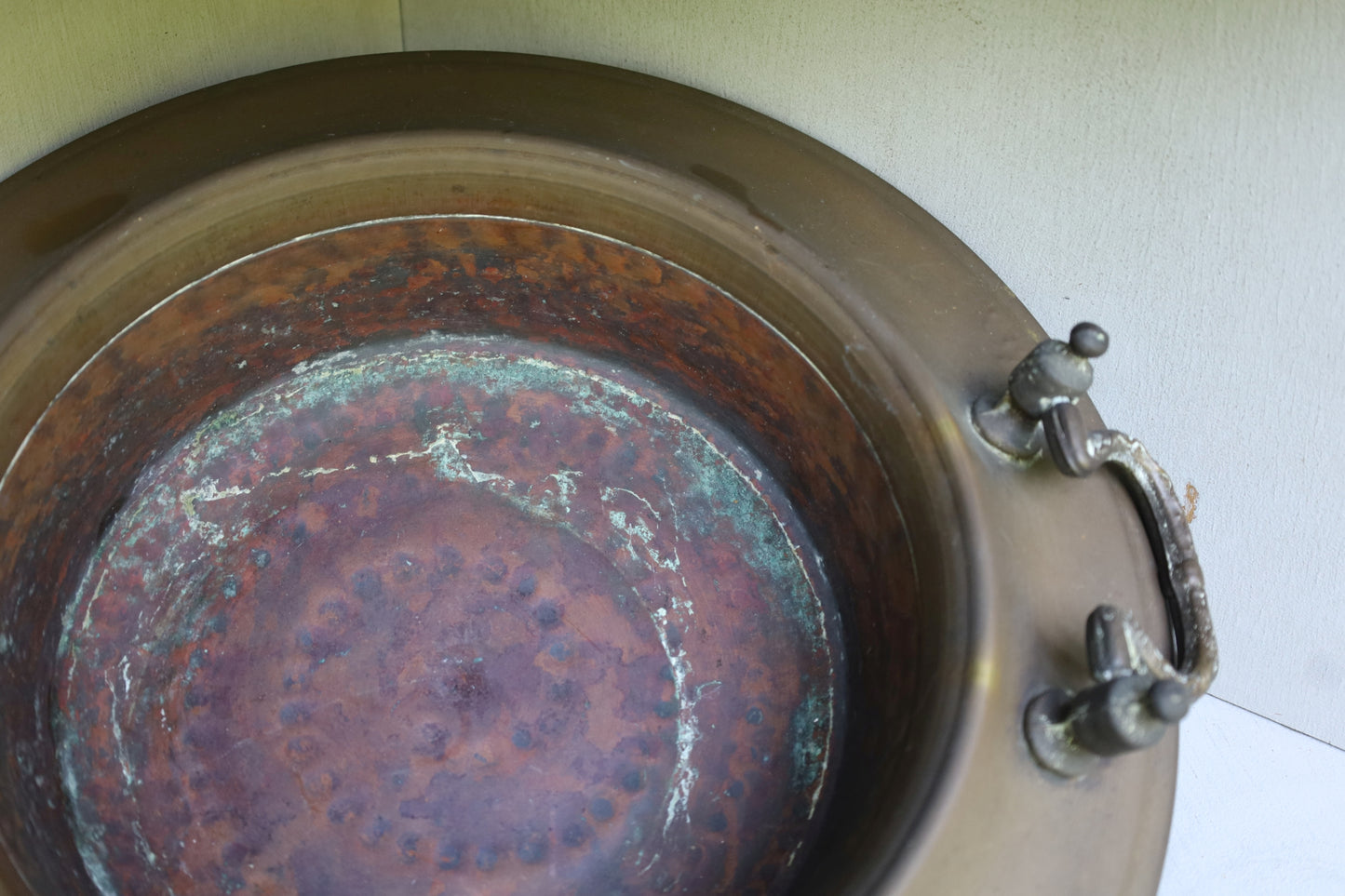 Vintage copper brazier