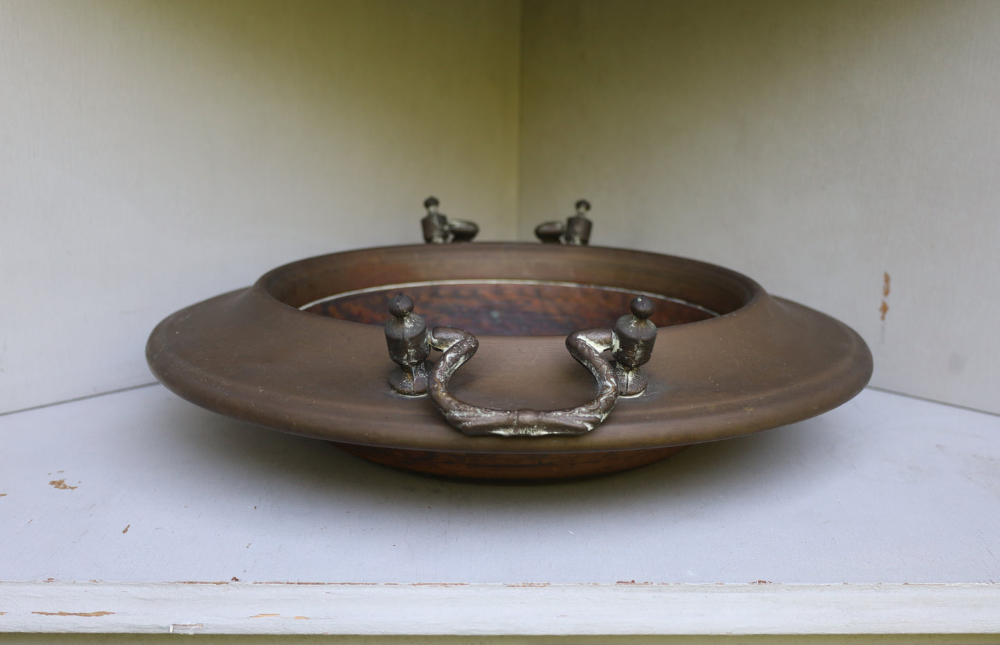 Vintage copper brazier