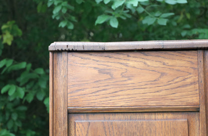 Antiker Nachttisch / Schränkchen im Louise XV - Stil um 1870 - 1890, in Braun aus Holz {{ Shabby Chic und Landhaus Deko }} {{ www.Stein-Alt.de }}