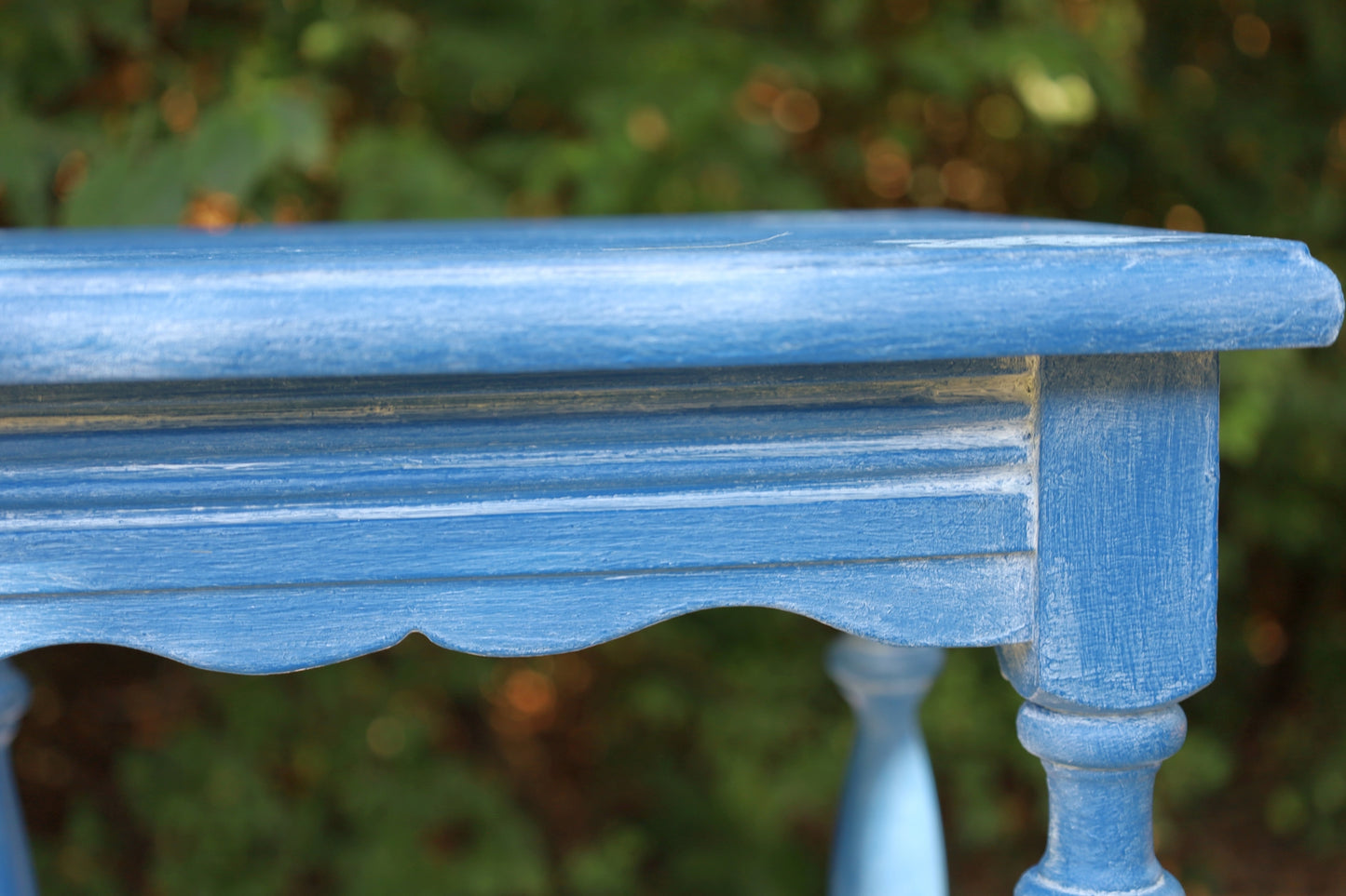 Maritime Beistelltische Blau 3er Set - Shabby Chic Holztische