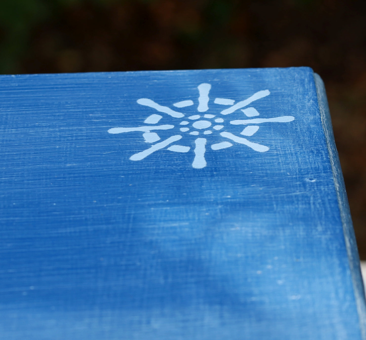 Maritime Beistelltische Blau 3er Set - Shabby Chic Holztische