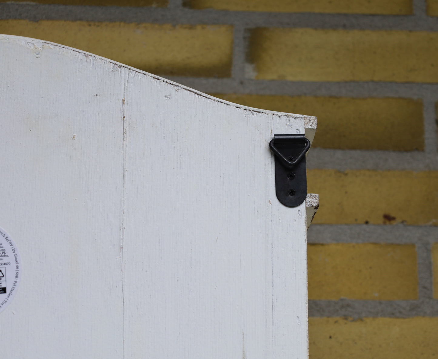 Shabby Chic Hängeschrank Weiß aus Holz - Wandschrank mit Schubladen und Haken im Landhausstil