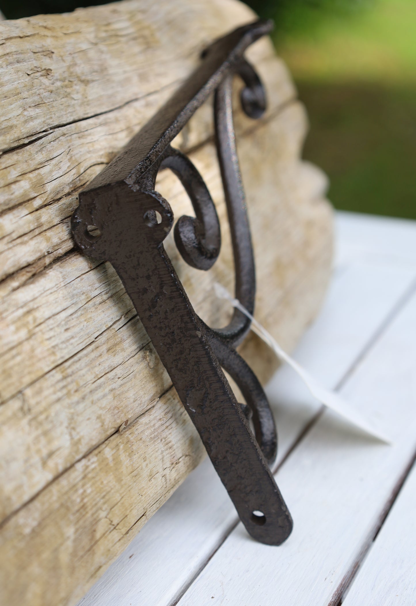 Regalkonsole Eisen Landhausstil - Dekorative Wandhalterung für Regale & Blumenampeln