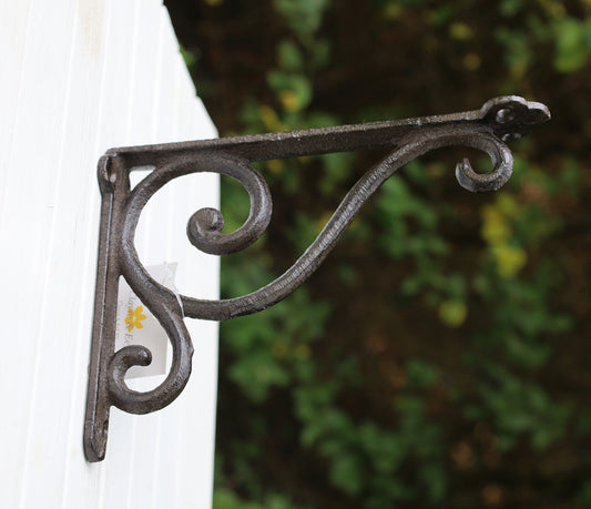 Regalkonsole Eisen Landhausstil - Dekorative Wandhalterung für Regale & Blumenampeln