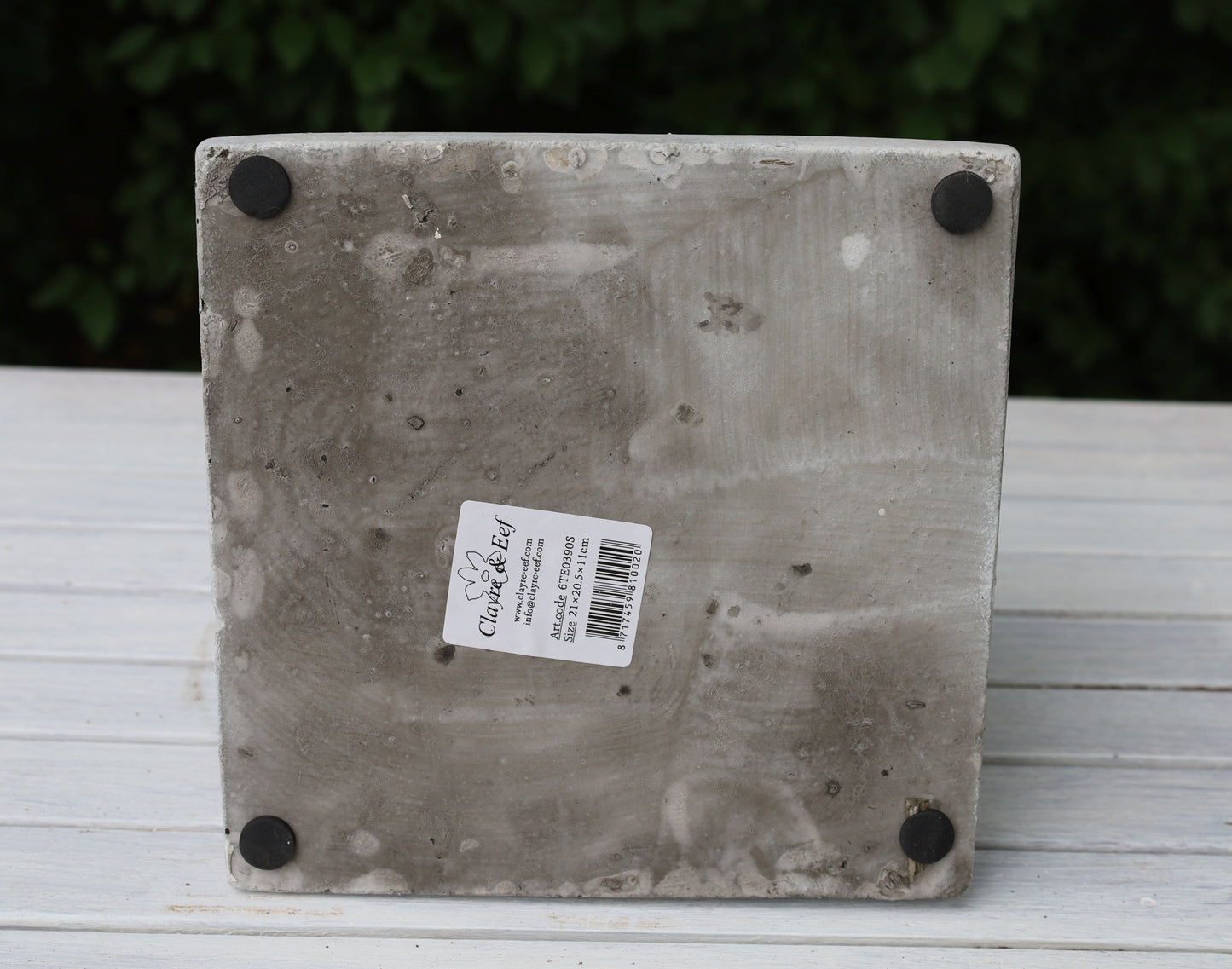 Pflanztopf Steinguss Grau - Klassische Säule für Balkon & Garten