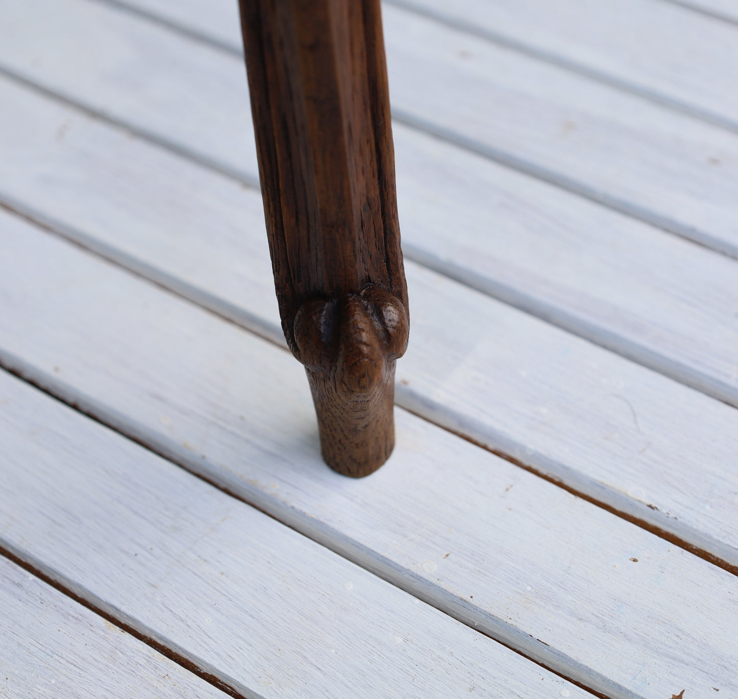 Antiker Nachttisch Louis XV Stil (1870-1890) - Nussbaum Schränkchen