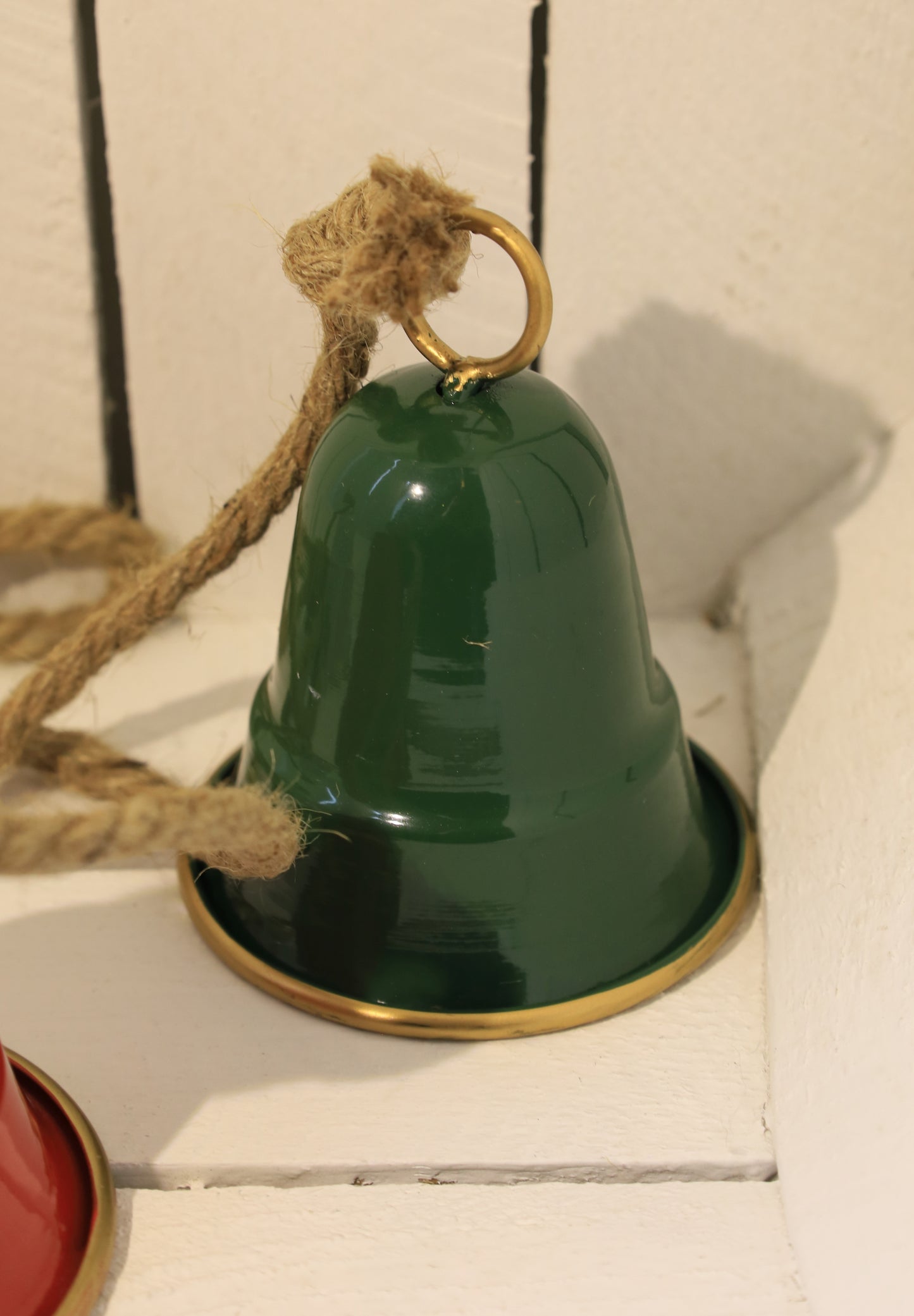 Weihnachts-Glöckchen 3er Set Metall - Festliche Dekoration Landhausstil