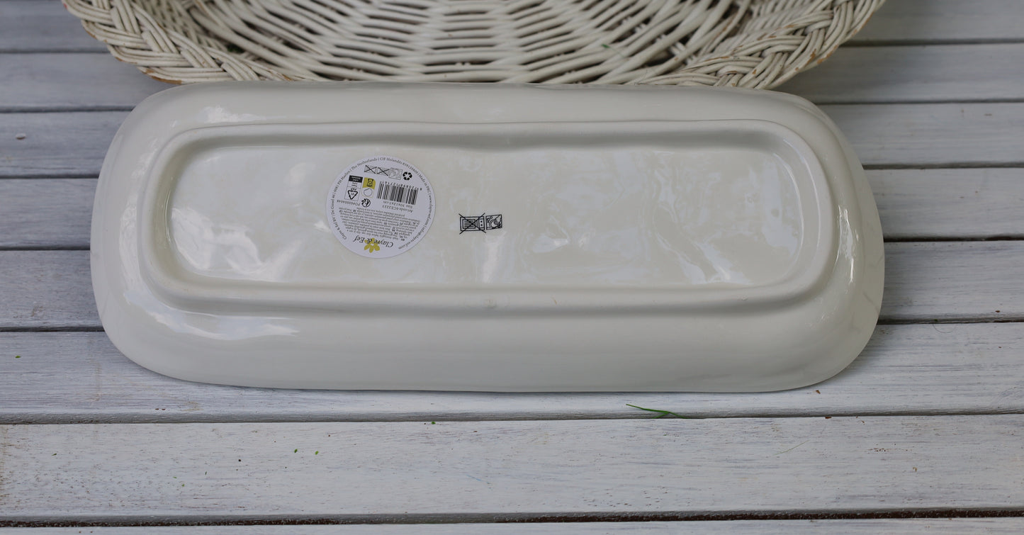 Keramik-Schale Winter-Landschaft - Weihnachtsdeko Landhausstil