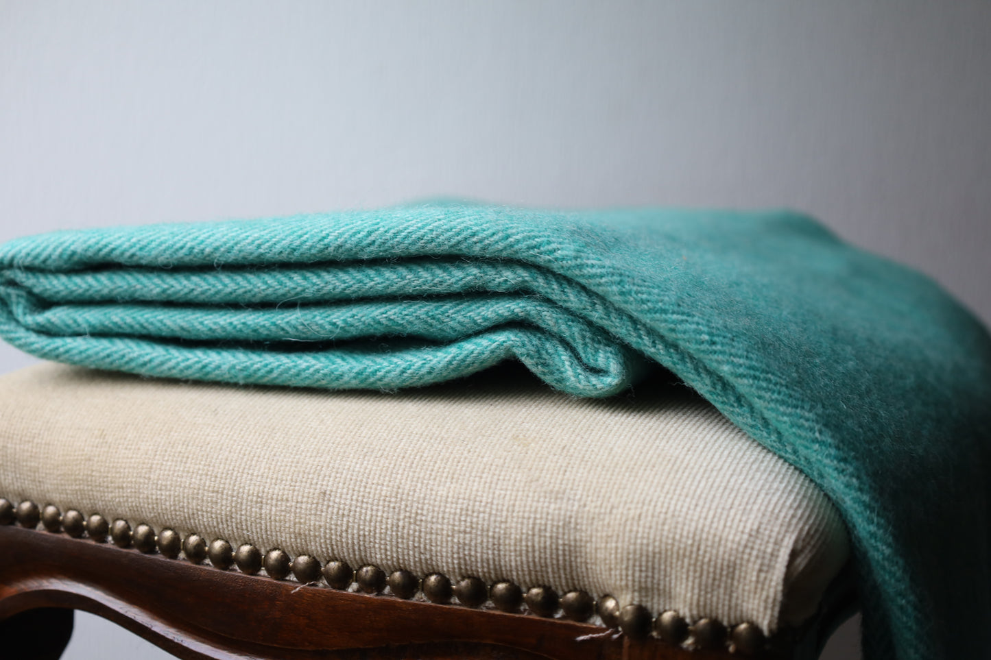 Wool blanket / cozy blanket / picnic blanket 100% recycled wool, tartan