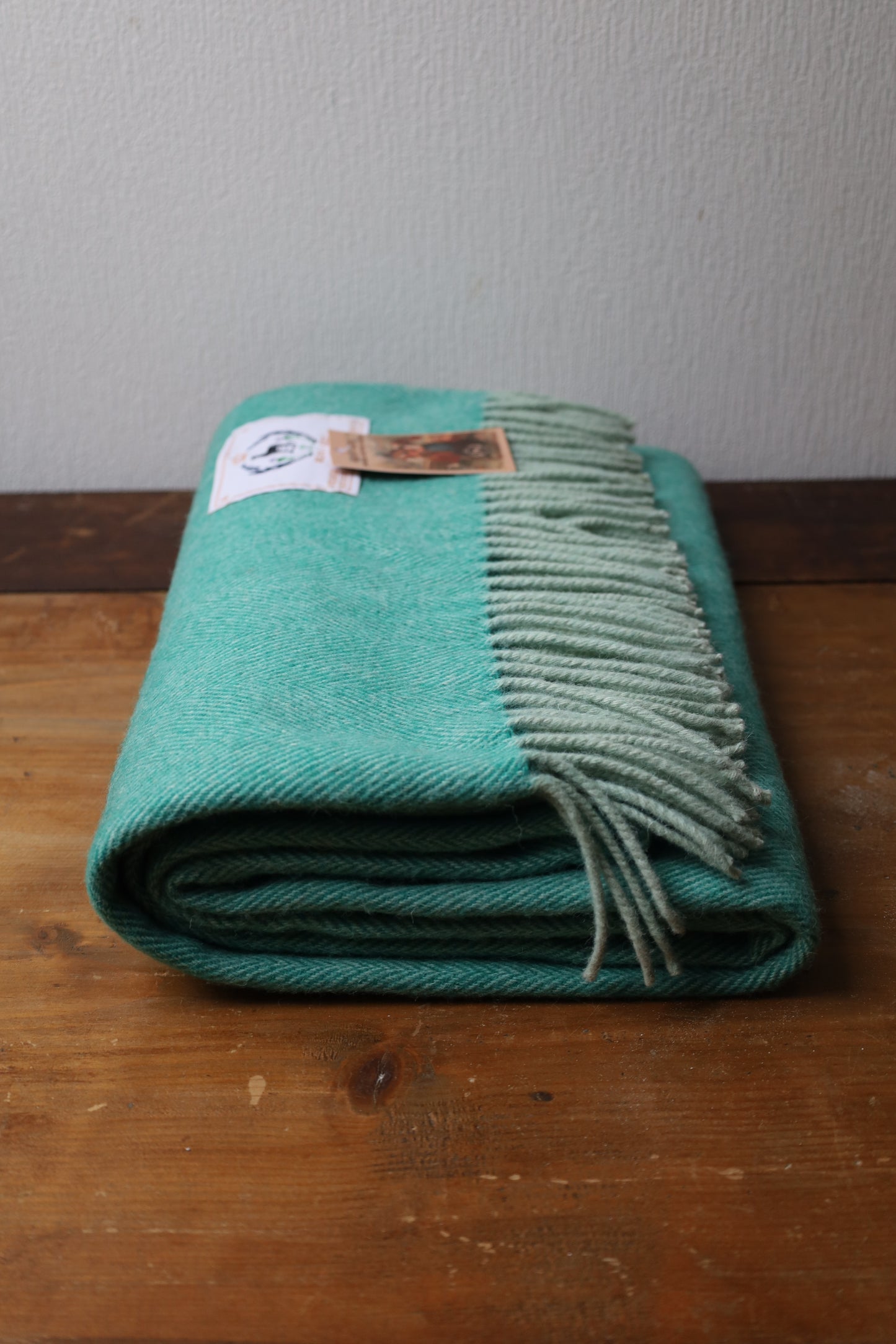 Wool blanket / cozy blanket / picnic blanket 100% recycled wool, tartan