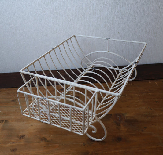 Abtropfgestell Weiß Eisen Landhaus - Clayre & Eef Abtropfgitter 42cm