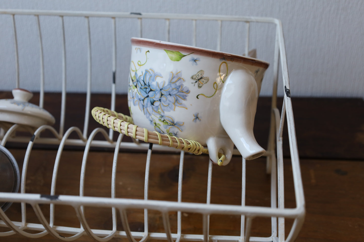 Abtropfgestell Weiß Eisen Landhaus - Clayre & Eef Abtropfgitter 42cm