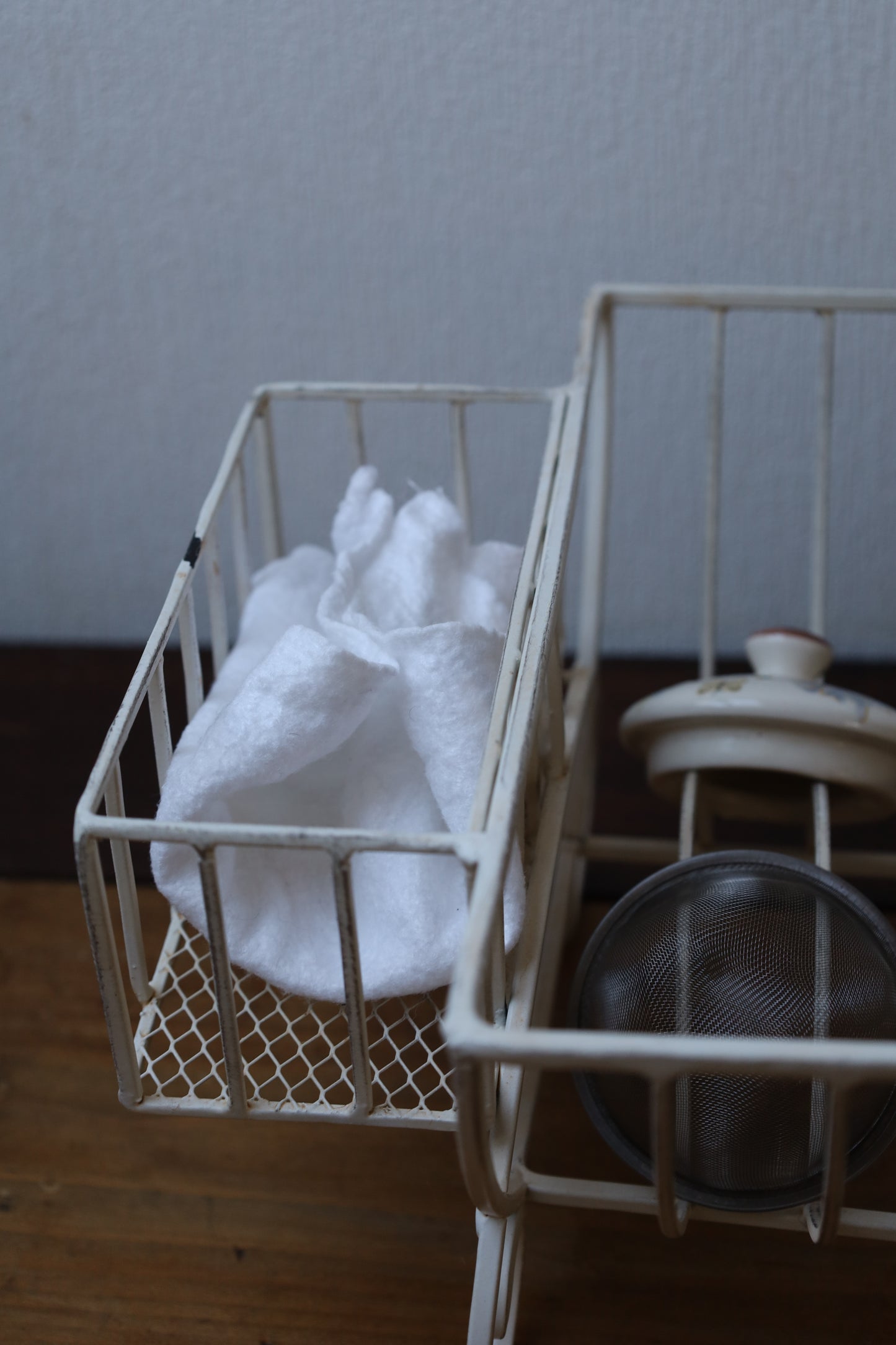 Abtropfgestell Weiß Eisen Landhaus - Clayre & Eef Abtropfgitter 42cm