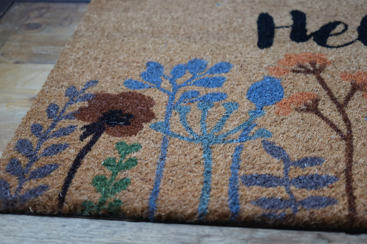 Fußmatte /Fußabtreter / Kokosmatte / Türmatte 75x45 cm