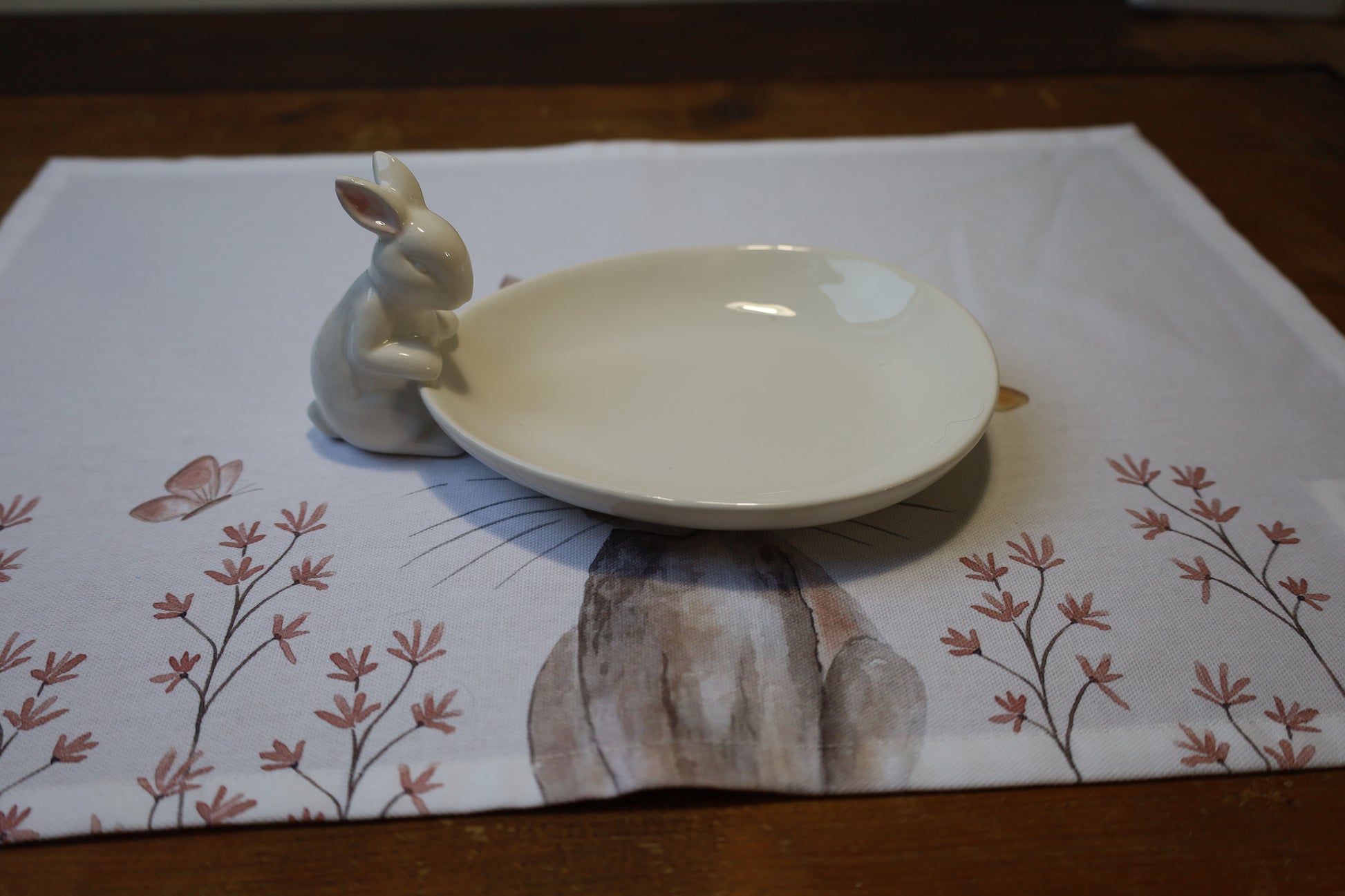 Oster-Platzdeckchen mit niedlichen Häschen - Tischset Cottage-Stil, 2er-Set {{ Shabby Chic und Landhaus Deko }} {{ www.Stein-Alt.de The cosy Cottage }}