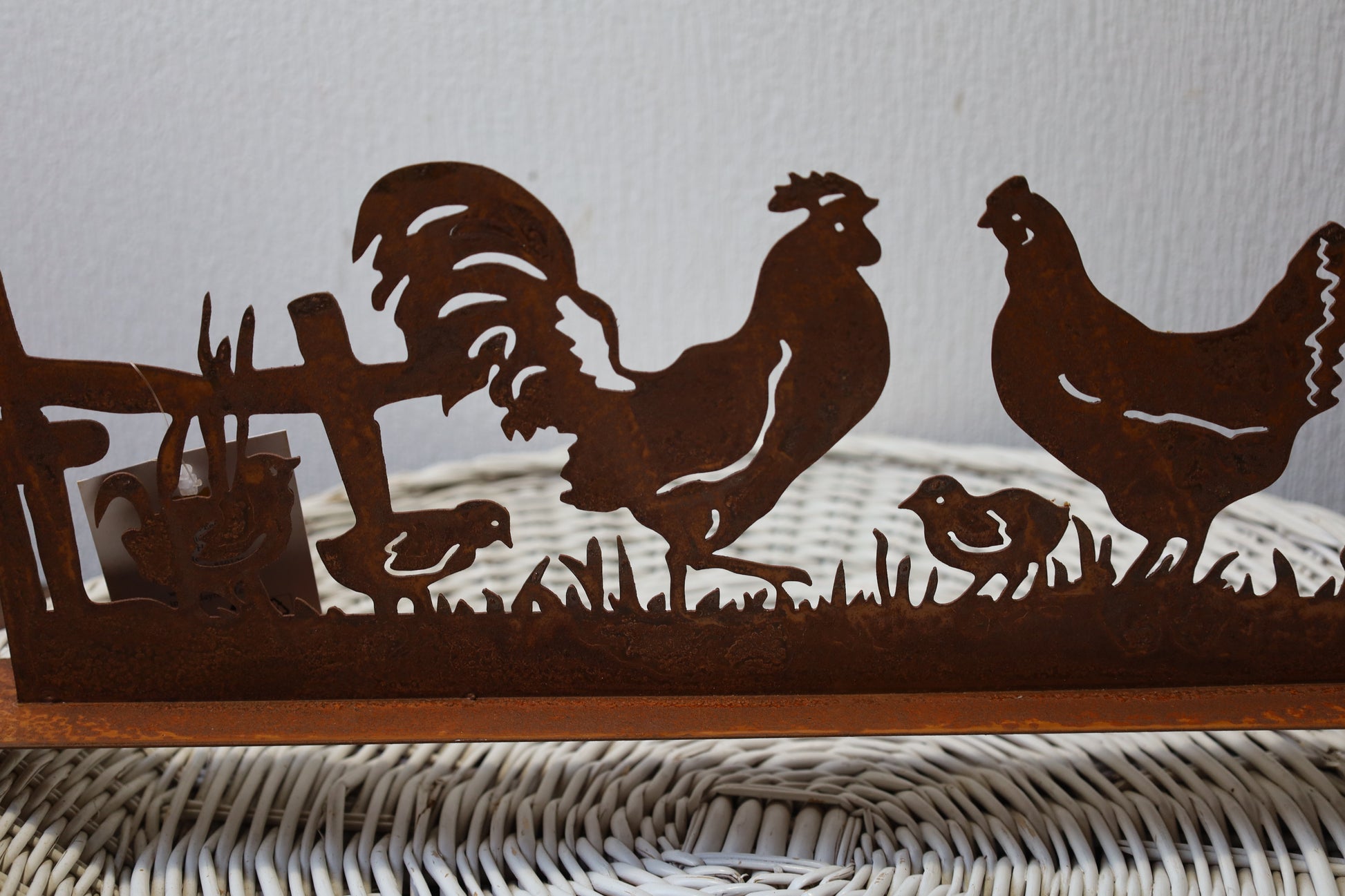 Oster Dekoration Huhn mit Küken Metall Rostoptik - Shabby Chic Frühlingsdeko {{ Shabby Chic und Landhaus Deko }} {{ www.Stein-Alt.de The cosy Cottage }}